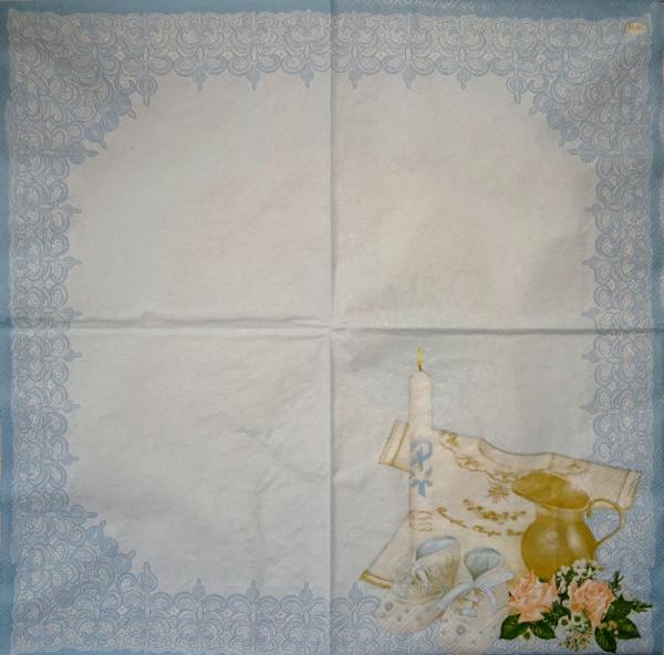 147 Baby - 3-ply - (blue) - Paper Art - CS